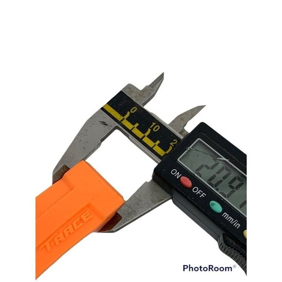 Men's Watch Band For Tissot T-Race Replacement Orange Rubber Strap 21mm - Picture 6 of 7